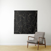 Ginkgo Goud: Luxe Vintage Design Wandkleed (In Situ (horizontaal))
