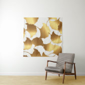 Ginkgo Goud: Luxe Vintage Design. Wandkleed (In Situ (horizontaal))