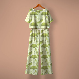 Ginkgo Green Stof