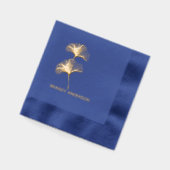 Ginkgo Leaf  Folie Servetten (Links)