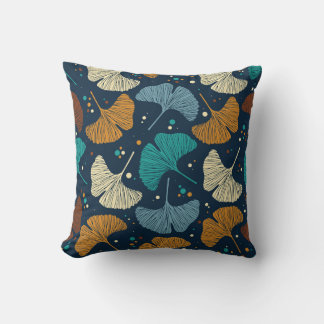 Ginkgo Leaf geïnspireerd Kussen