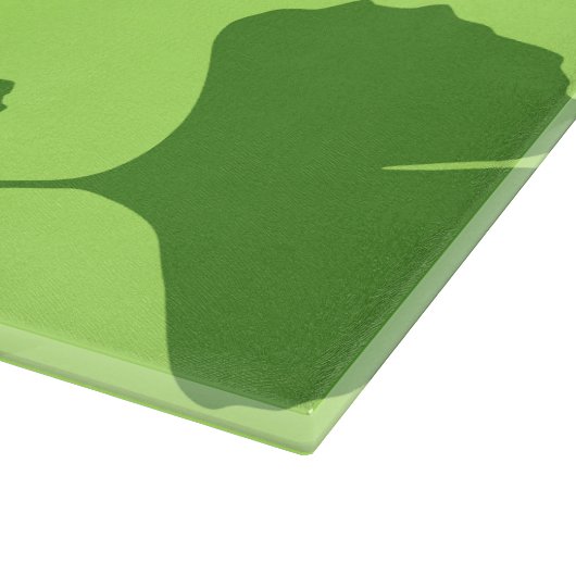 Ginkgo Leaf Glass snijplank (Hoek)