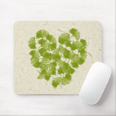 Ginkgo Leaf Heart Muismat (Met muis)