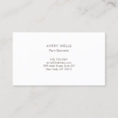 Ginkgo Leaf Landscaping Modern Visitekaartje (Achterkant)