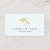 Ginkgo Leaf Landscaping Modern Visitekaartje (Voorkant)