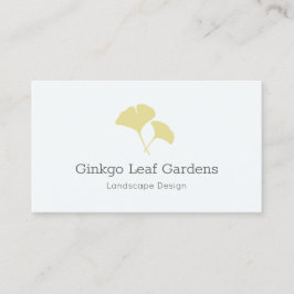 Ginkgo Leaf Landscaping Modern Visitekaartje