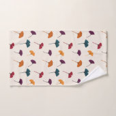 Ginkgo Leaf Pattern Waterverf Herfst Herfstkleuren Bad Handdoek (Handdoek)