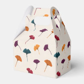 Ginkgo Leaf Pattern Waterverf Herfst Herfstkleuren Bedankdoosjes (Voorkant Zijde)