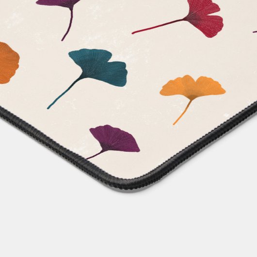 Ginkgo Leaf Pattern Waterverf Herfst Herfstkleuren Bureaumat (Hoek)