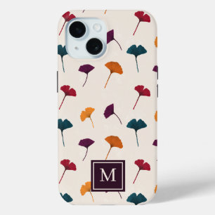 Ginkgo Leaf Pattern Waterverf Herfst Herfstkleuren iPhone 15 Case