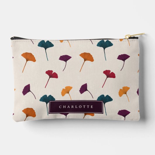 Ginkgo Leaf Pattern Waterverf Herfst Herfstkleuren Etui (Achterkant)