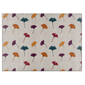 Ginkgo Leaf Pattern Waterverf Herfst Herfstkleuren Snijplank (Voorkant)