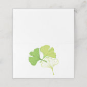 Ginkgo Leaf Plaatskaartje (Buitenkant ongevouwen)