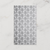 Ginkgo Leaf Simple Elegant Natural Visitekaartje (Achterkant)