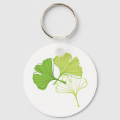 Ginkgo Leaf Sleutelhanger (Voorkant)
