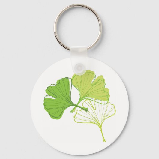 Ginkgo Leaf Sleutelhanger (Voorkant)