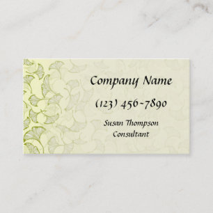 Ginkgo Leaves 2 Visitekaartje