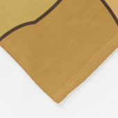 Ginkgo Leaves Abstract Pattern Fleece Deken (Hoek)