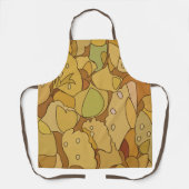 Ginkgo Leaves Abstract Pattern Schort (Voorkant)