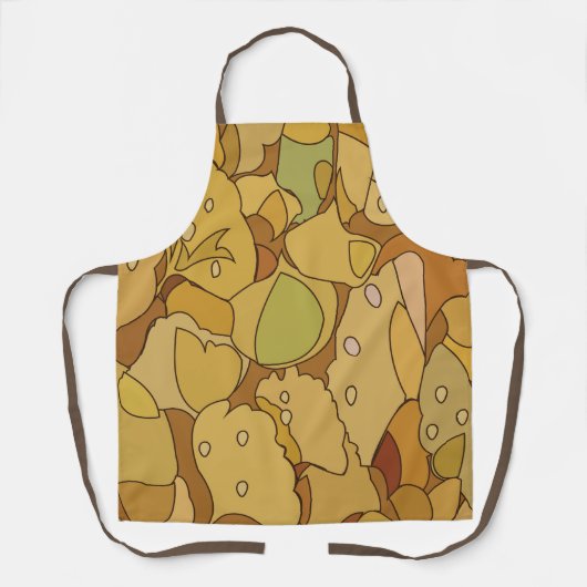 Ginkgo Leaves Abstract Pattern Schort (Voorkant)