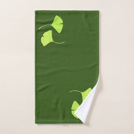 Ginkgo Leaves Art Bad Handdoek (Handdoek)