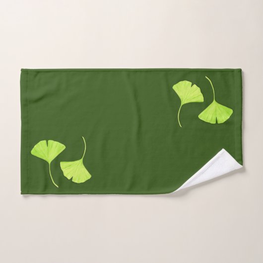 Ginkgo Leaves Art Bad Handdoek (Handdoek)