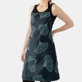 Ginkgo Leaves: Elegant naadloos patroon. Schort (Insitu)