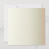 Ginkgo Leaves in Herfst Invitation Kaart (Achterkant)