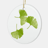 Ginkgo Leaves Keramisch Ornament (Links)