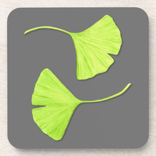 Ginkgo Leaves Plastic Onderzetter (Voorkant)