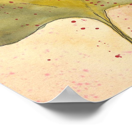 Ginkgo Leaves Poster (Hoek)