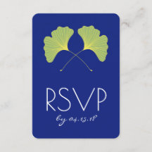 Ginkgo Leaves Spring Green RSVP