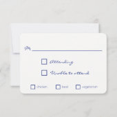 Ginkgo Leaves Spring Green RSVP Kaartje (Achterkant)