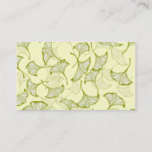 Ginkgo Leaves Visitekaartje (Achterkant)