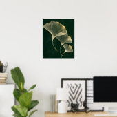 Ginkgo Light Archief Kunstprint Poster (Thuiskantoor)