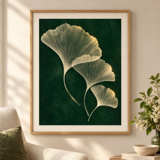 Ginkgo Light Archief Kunstprint Poster