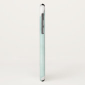 Ginkgo op stoffig teal - Wit Case-Mate iPhone Case (Achterkant/links)