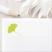 Ginkgo retour adreslabel etiket (Insitu)