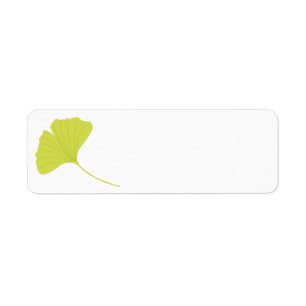 Ginkgo Return Address Label