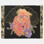 GINKGO SPIRIT Chow Fleece Deken (Voorkant (Horizontaal))