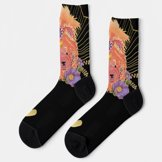 GINKGO SPIRIT Chow hond Sokken (Links)