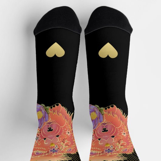 GINKGO SPIRIT Chow hond Sokken (Top)