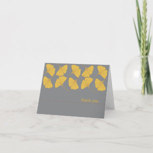 Ginkgo Thank You Card Autumn Bedankkaart