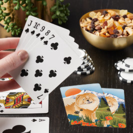 GINKGO the Chow by Mt. Hood RED Pokerkaarten
