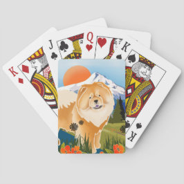 GINKGO the Chow by Mt. Hood RED Pokerkaarten