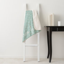Ginkgo verlaat turquoise en koraal familie monogra