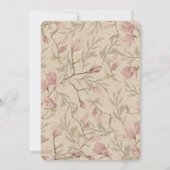 Ginkgo Waterverf Floral Weddenschap Kaart (Achterkant)