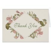 Ginkgo Waterverf Floral Wedding Dank je (Voorkant Horizontaal)