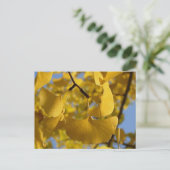 Ginkgobladeren in Kyoto Briefkaart (Staand voorkant)