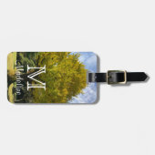 Ginkgoboom van Gulden Geel Bagagelabel (Voorkant horizontaal)